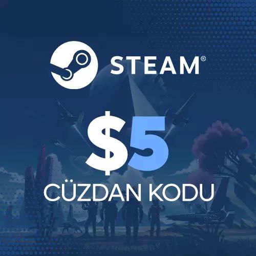  Steam 5 USD Cüzdan Kodu