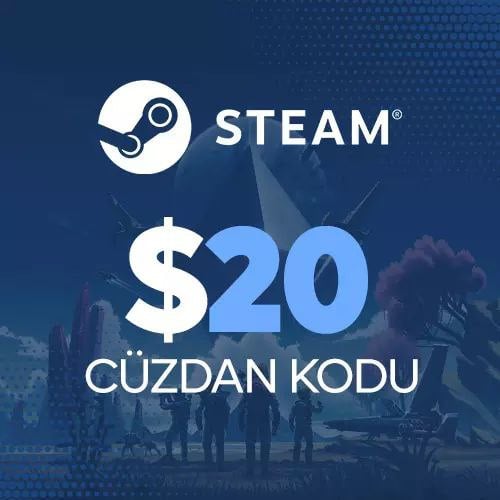  Steam 20 USD Cüzdan Kodu