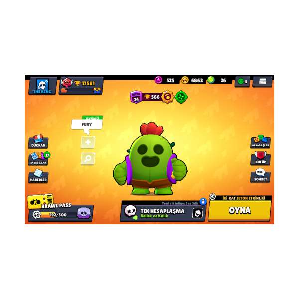 Brawl Stars Spike Li 18 000 Kupa Hesap Satin Al En Ucuz Indirimli Fiyat Aninda Teslimat - brawl stars sipike resmi