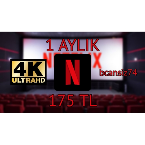  SİZE ÖZEL 1 AYLIK ULTRA HD NETFLIX