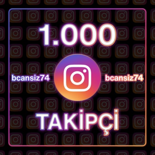  ⭐ Kaliteli, 1000 Instagram Takipçi