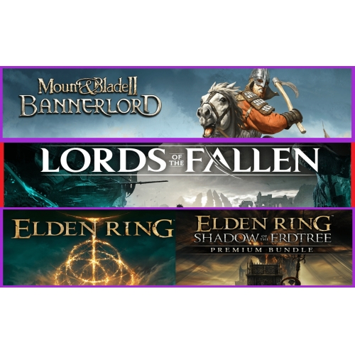  Mount  Blade II + Lords Fallen + Elden Ring