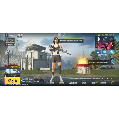  Pubg mobile buz diyarı m4