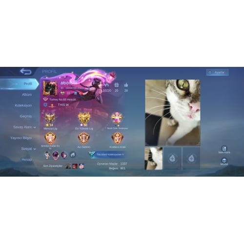  Mobile legends hesabı