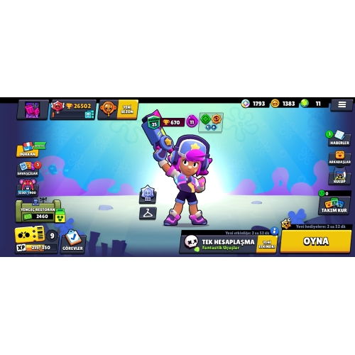  Brawl Stars Premium+ Hesap