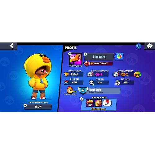  Brawl stars hesap