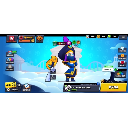  Brawl stars hesap