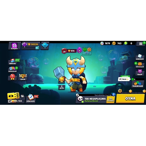  50 500 kupa hesap brawl stars