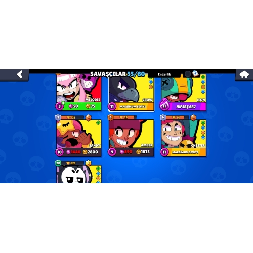  Brawl stars hesap