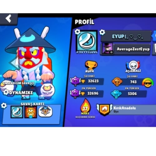  Max Brawl stars hesap GARANTİLİ