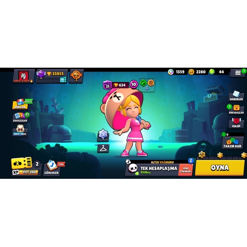  Brawl stars 34k+bütün karakterler