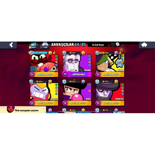  Brawl stars hesap ucuza 28k brawl pass aktif 6efsanevi