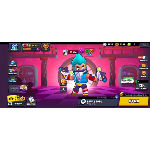  24800 Kupa 60 Karakterli Colt Ünvanlı Brawl Stars Hesap - ŞOK Fiyat- Kopya