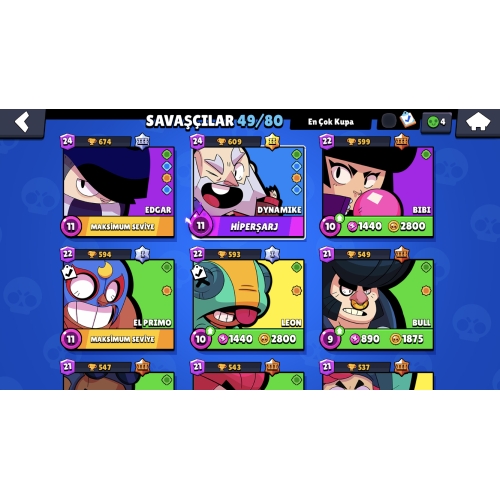  Brawl Stars efso hesap