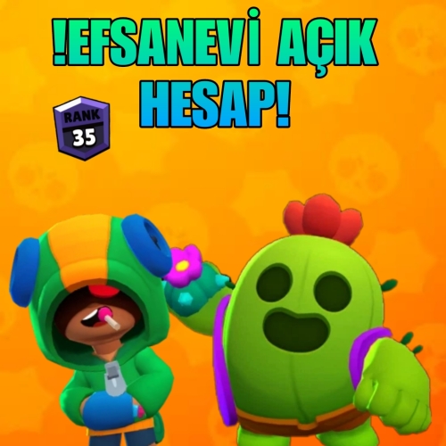  BRAWL STARS EFSANEVİLİ HESAP