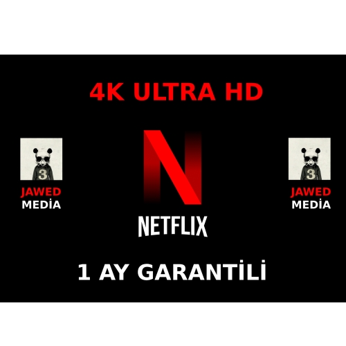  #GÜVENİLİR 4K ULTRA HD NETFLİX + 1 Ay Garantili