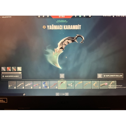  YAĞMACI KARAMBİT VE 123 skin DAHA