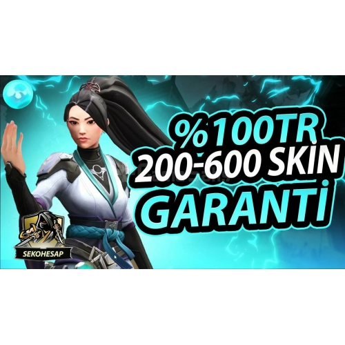  TR 200-600 SKİN GARANTİLİ RANDOM HESAP