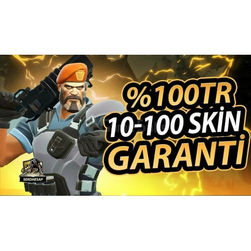  TR 10-100 SKİN GARANTİLİ RANDOM HESAP