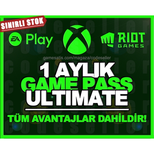  1 AYLIK GAME PASS ULTIMATE DİJİTAL KOD