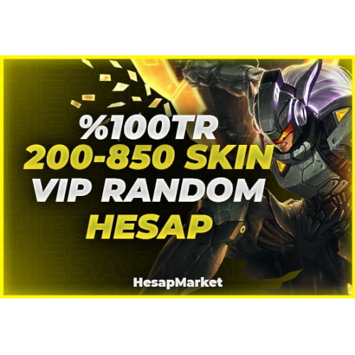  League Of Legends 100 TR 200-850 SKIN VİP RANDOM HESAP- Kopya