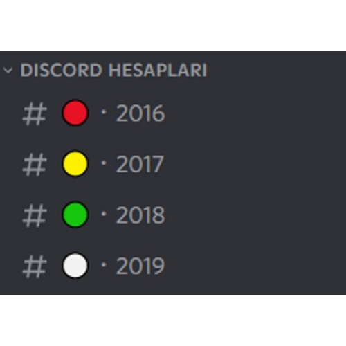  ⭐ 2018 Tarihli DISCORD HESAP ⭐