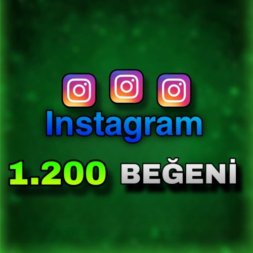  Instagram 1200 Beğeni