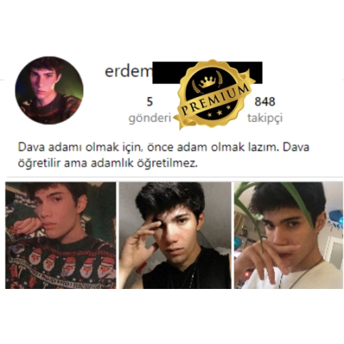  MEGA Fake Erkek İnstagram Hesabı