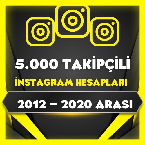  5.000 TAKİPÇİLİ İNSTAGRAM HESAPLARI