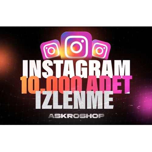  ⭐KALİTELİ 10.000 Instagram İzlenme⭐