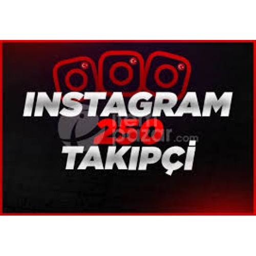  İNSTAGRAM 250 TAKİPÇİ