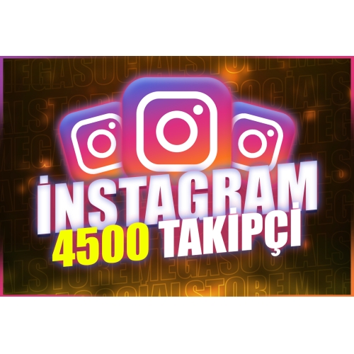  ⭐KALICI 4500 TAKİPÇİ İNSTAGRAM