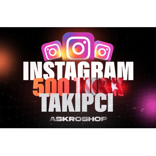  ⭐SORUNSUZ 500 TÜRK TAKİPÇİ İNSTAGRAM