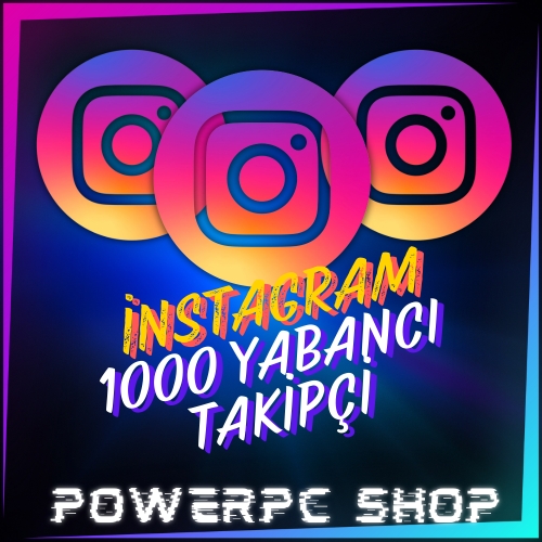  ⚡ANLIK⚡1000 GERÇEK YABANCI TAKİPÇİ⚡