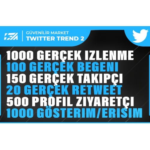  7X  TWİTTER KEŞFET PAKETİ 2  GELİŞİM ETKİLİ