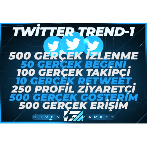  7X  TWİTTER KEŞFET PAKETİ 1  GELİŞİM ETKİLİ