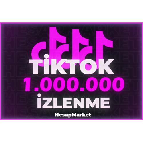  TİKTOK 1.000.000 İZLENME