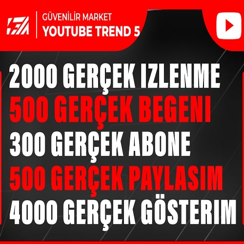  5X  GERÇEK TREND PAKETİ 5  KEŞFET ETKİLİ