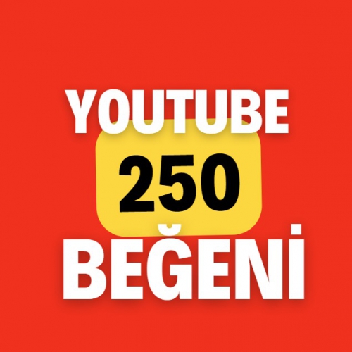  Garantili 250 Youtube Beğeni