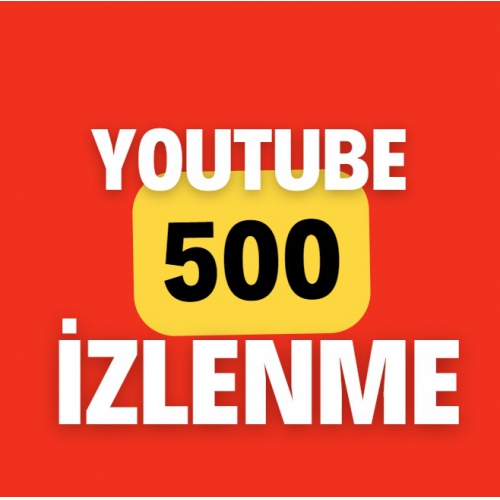  Garantili YouTube Özel Türkiye 500 İzlenme