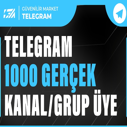  1000 Telegram Üye - HIZLI TESLİM