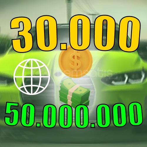  ✅ 30K Coin  50M Money  WORLD SALE ✅