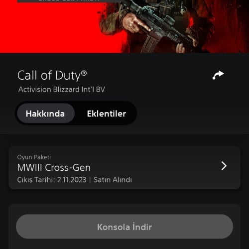  COD MW3 PSN HESABI