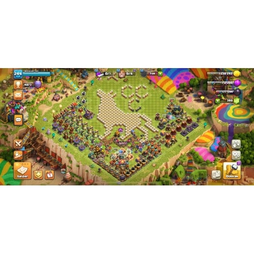  Clash of Clans hesap