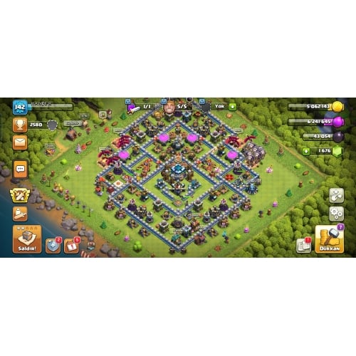  Clash of clans hesap