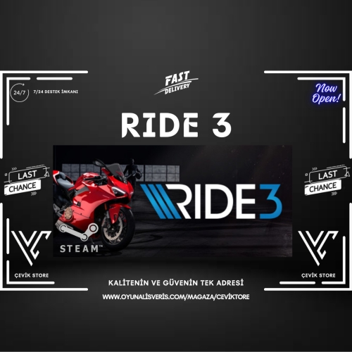  ⭐Ride 3⭐+ Garanti⭐