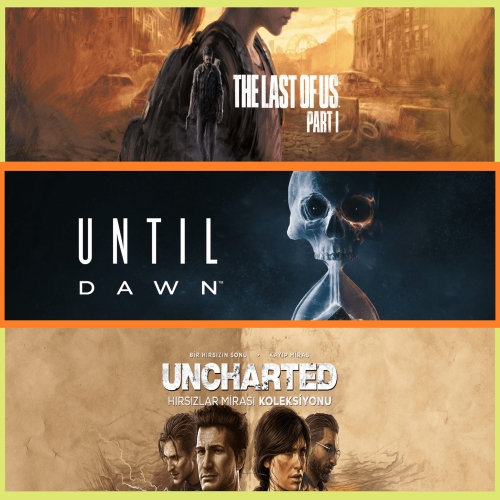  The Last of Us Part I + Until Dawn + Uncharted