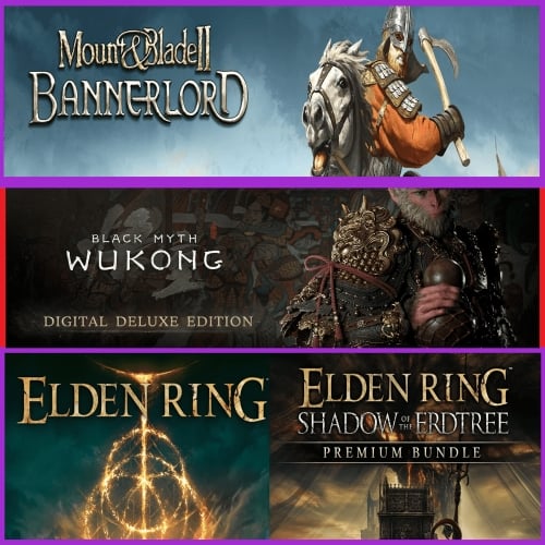  Mount  Blade II + Black Myth Wukong + Elden R.