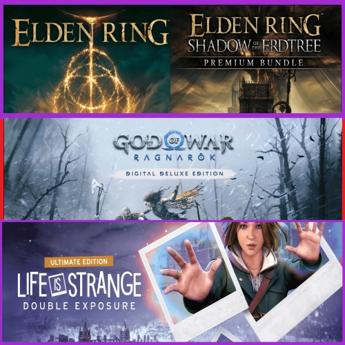  Elden Ring + Ragnarök + Life is Strange