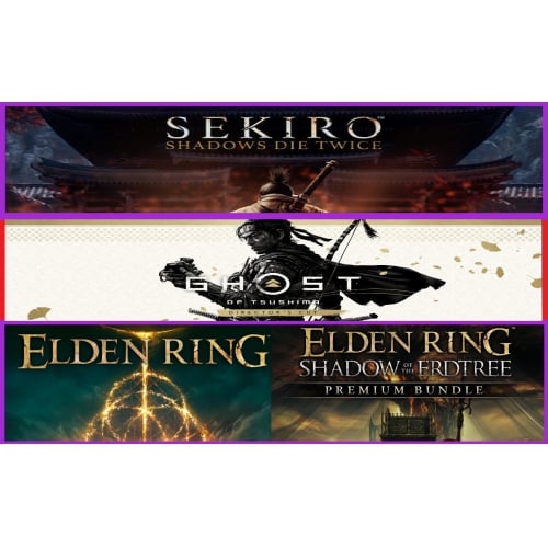  Sekiro + Ghost of Tsushima + Elden Ring